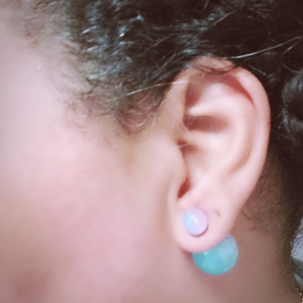 Double ball earrings